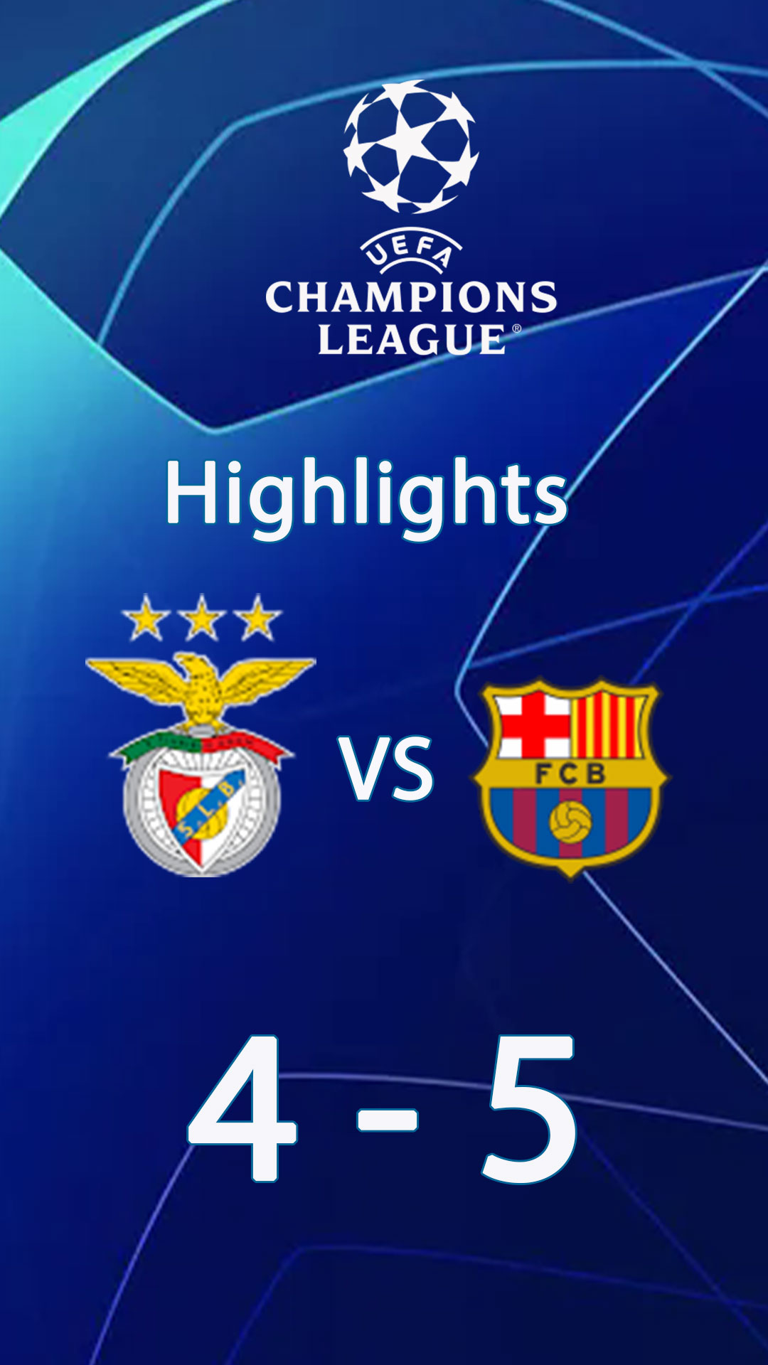 Benfica 4 - 5 Barcelona | Highlight Champions League 24/25 - เบนฟิก้า - บาร์เซโลน่า | ไฮไลต์ ยูฟ่า แชมเปี้ยนส์ ลีก 24/25
